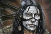airbrush Lederjacke indianer Portrait